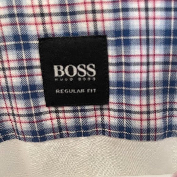 Hugo Boss Button Up Front Shirt, Size XL Slim Fit, White, Long Sleeve - Picture 3 of 9